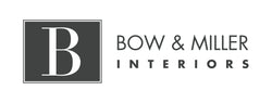 Bow & Miller Interiors logo. 