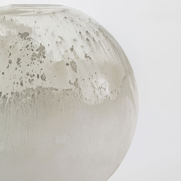 Frosted Ball Vase