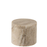 Beige Marble Jar - Bow & Miller Interiors
