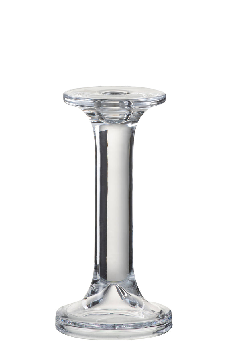 Glass Candlestick in Large - Bow & Miller Interiors