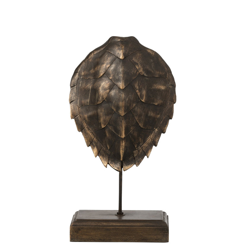 Faux Turtle Shell on Stand - Bow & Miller Interiors